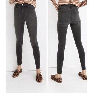 Madewell  10" High-Riser Skinny Skinny Black Jeans Women's Size 27